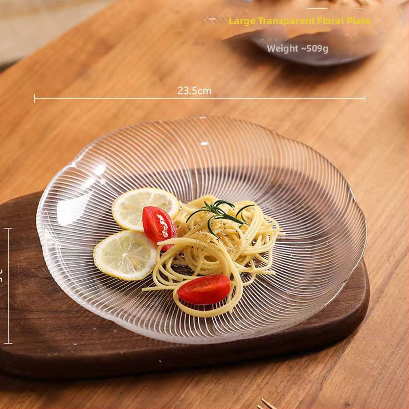 Ólommentes kristályüveg gyümölcstál, Gui Zhongtang, kortárs stílus, első osztályú minőség