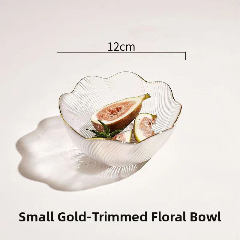 Ólommentes kristályüveg gyümölcstál, Gui Zhongtang, kortárs stílus, első osztályú minőség