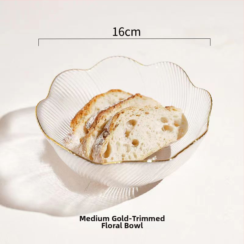 Ólommentes kristályüveg gyümölcstál, Gui Zhongtang, kortárs stílus, első osztályú minőség