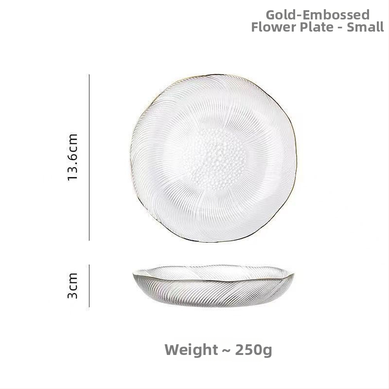 Ólommentes kristályüveg gyümölcstál, Gui Zhongtang, kortárs stílus, első osztályú minőség