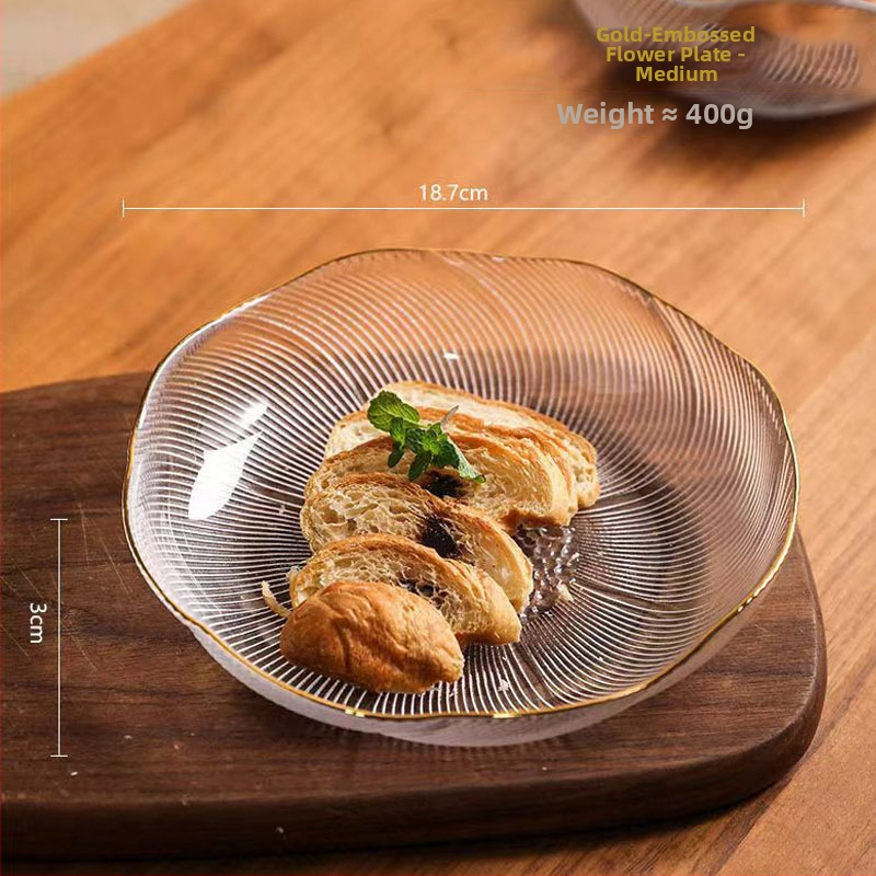 Ólommentes kristályüveg gyümölcstál, Gui Zhongtang, kortárs stílus, első osztályú minőség