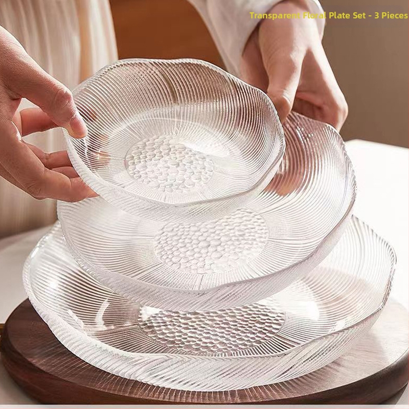 Ólommentes kristályüveg gyümölcstál, Gui Zhongtang, kortárs stílus, első osztályú minőség