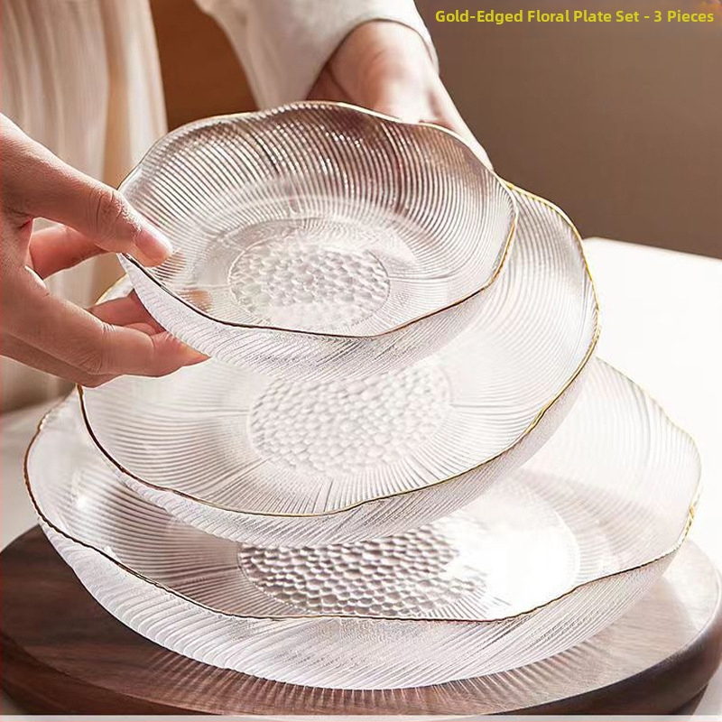 Ólommentes kristályüveg gyümölcstál, Gui Zhongtang, kortárs stílus, első osztályú minőség