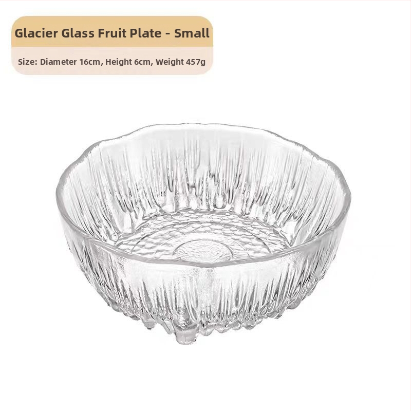 Ólommentes kristályüveg gyümölcstál, Gui Zhongtang, kortárs stílus, első osztályú minőség