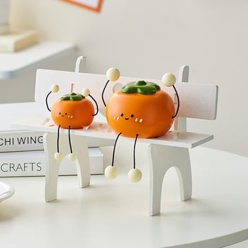 Μικρή διακοσμητική κούκλα από ρητίνη για οικιακό γραφείο — χαρακτική και λεία επεξεργασία, δώρο γενεθλίων