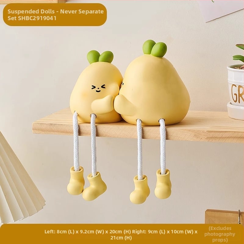 Μικρή διακοσμητική κούκλα από ρητίνη για οικιακό γραφείο — χαρακτική και λεία επεξεργασία, δώρο γενεθλίων