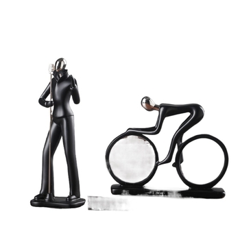 Αθλητικές φιγούρες — Δημιουργικός επιτραπέζιος διακοσμητής, μεταξωτό άνθος, καθολικό στυλ, δώρο γενεθλίων, επιχειρηματικό δώρο.