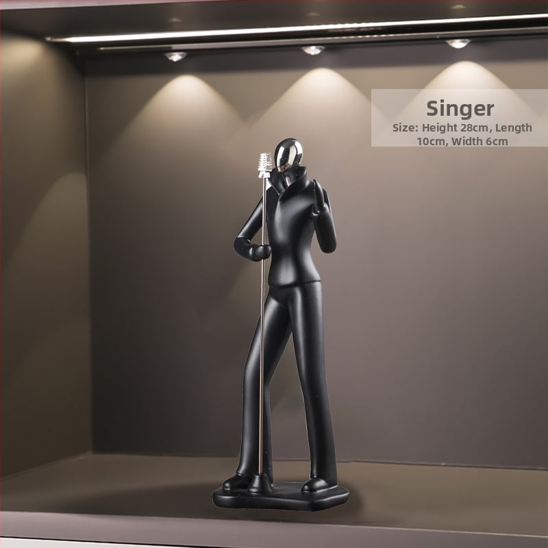 Αθλητικές φιγούρες — Δημιουργικός επιτραπέζιος διακοσμητής, μεταξωτό άνθος, καθολικό στυλ, δώρο γενεθλίων, επιχειρηματικό δώρο.