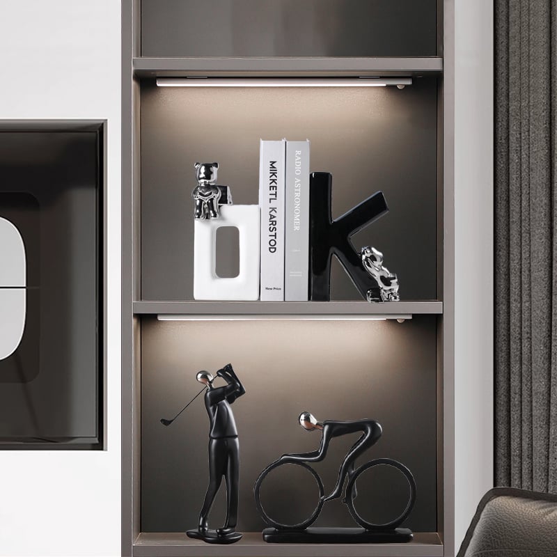 Αθλητικές φιγούρες — Δημιουργικός επιτραπέζιος διακοσμητής, μεταξωτό άνθος, καθολικό στυλ, δώρο γενεθλίων, επιχειρηματικό δώρο.