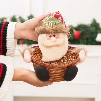 Меламинов кошничка за коледни бонбони, капацитет под 100 ml, произход Пекин, биоразградима, микровълнова не е подходяща