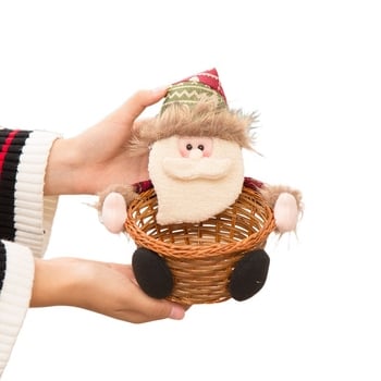 Меламинов кошничка за коледни бонбони, капацитет под 100 ml, произход Пекин, биоразградима, микровълнова не е подходяща