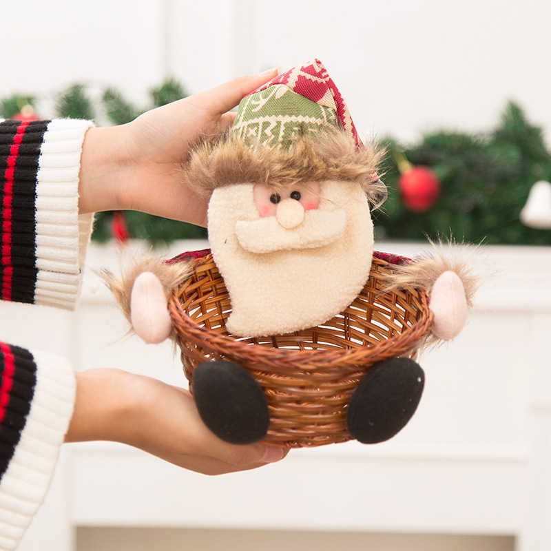 Меламинов кошничка за коледни бонбони, капацитет под 100 ml, произход Пекин, биоразградима, микровълнова не е подходяща