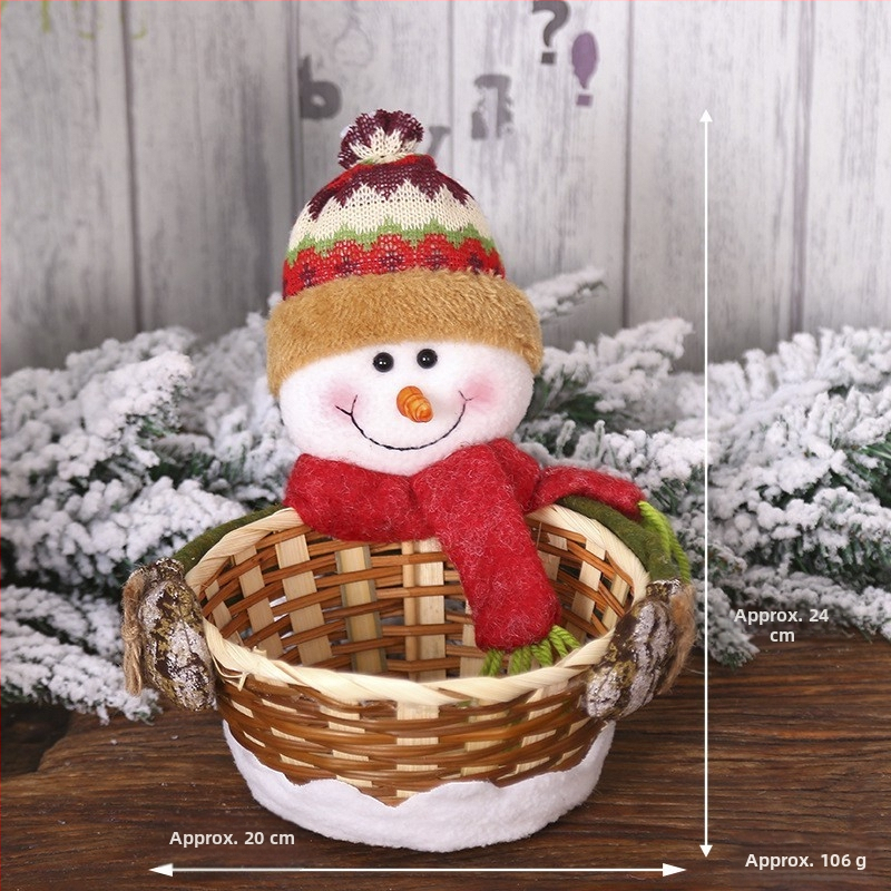 Меламинов кошничка за коледни бонбони, капацитет под 100 ml, произход Пекин, биоразградима, микровълнова не е подходяща