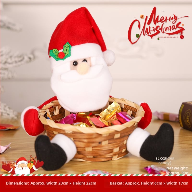 Меламинов кошничка за коледни бонбони, капацитет под 100 ml, произход Пекин, биоразградима, микровълнова не е подходяща