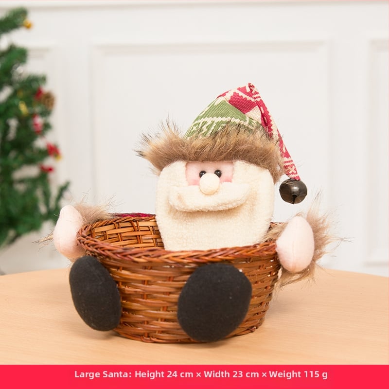 Меламинов кошничка за коледни бонбони, капацитет под 100 ml, произход Пекин, биоразградима, микровълнова не е подходяща