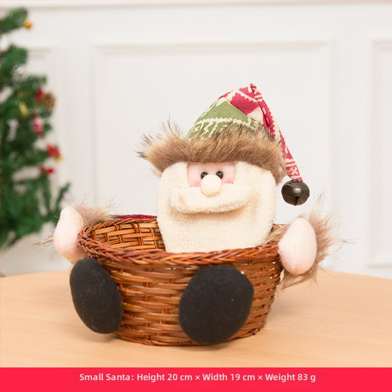 Меламинов кошничка за коледни бонбони, капацитет под 100 ml, произход Пекин, биоразградима, микровълнова не е подходяща