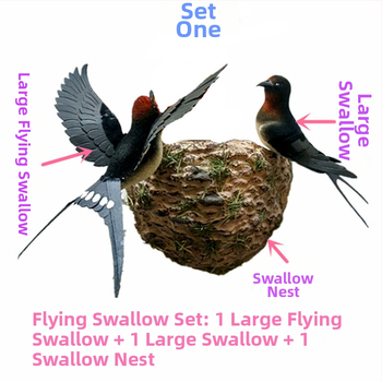 Sieninis dekoras su paukščio lizdu iš putplasčio, Viduržemio jūros stilius, namų puošmena, pritaikoma užsakymui