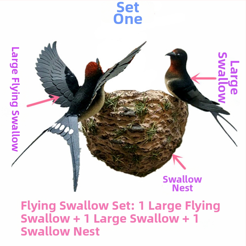 Sieninis dekoras su paukščio lizdu iš putplasčio, Viduržemio jūros stilius, namų puošmena, pritaikoma užsakymui