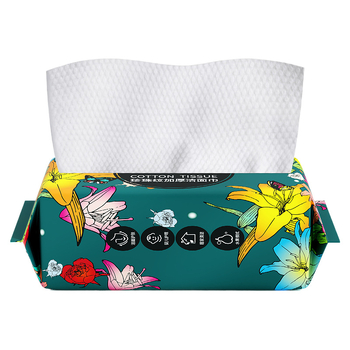 Egyszer használatos arcmosó törölköző 100% pamut, Plain weave, testreszabható feldolgozás