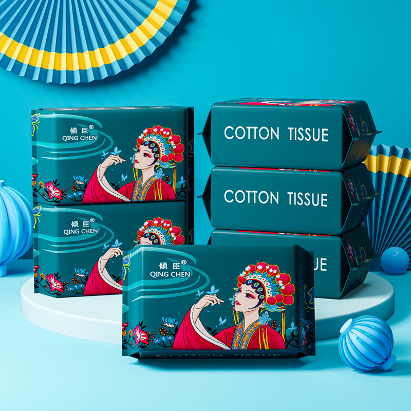 Egyszer használatos arcmosó törölköző 100% pamut, Plain weave, testreszabható feldolgozás