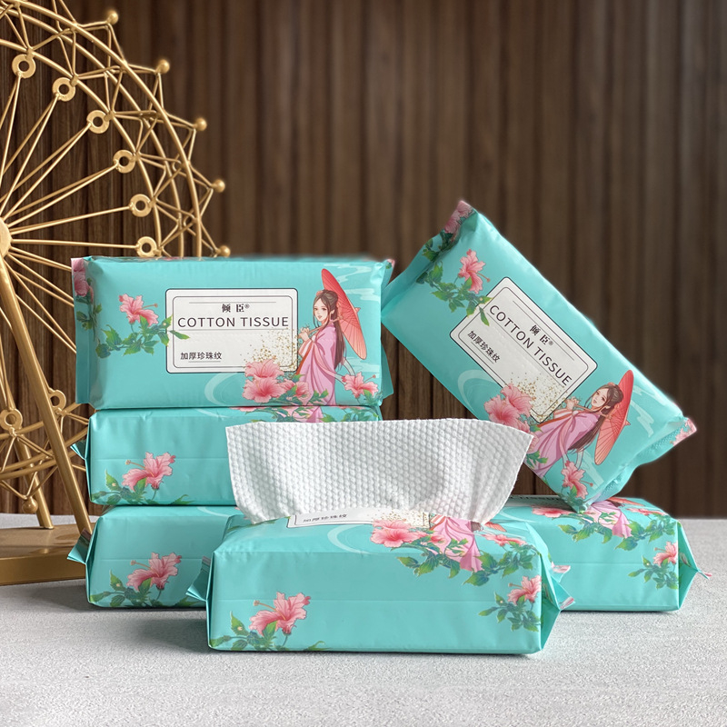 Egyszer használatos arcmosó törölköző 100% pamut, Plain weave, testreszabható feldolgozás