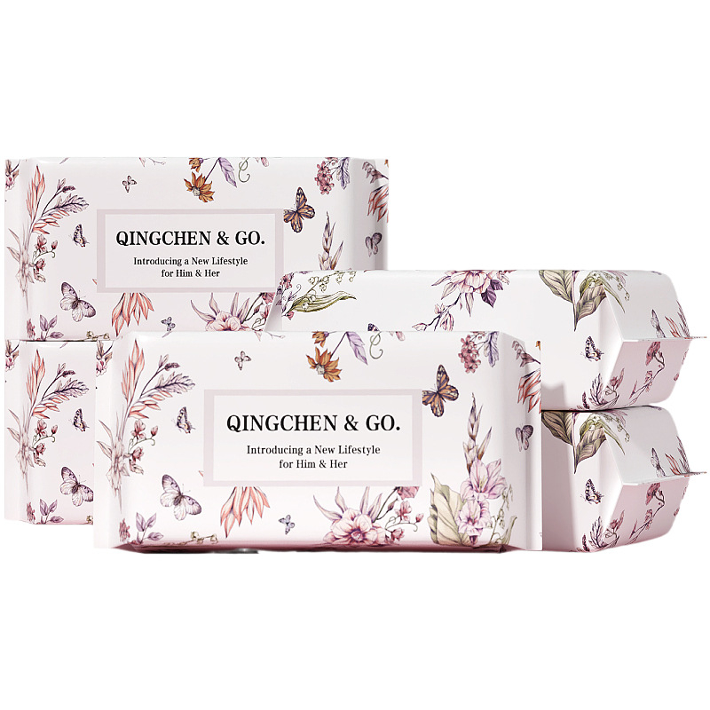 Egyszer használatos arcmosó törölköző 100% pamut, Plain weave, testreszabható feldolgozás