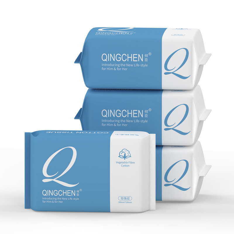 Egyszer használatos arcmosó törölköző 100% pamut, Plain weave, testreszabható feldolgozás