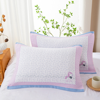 Tiffa géz pamut párnahuzat, logó nélkül, testreszabható