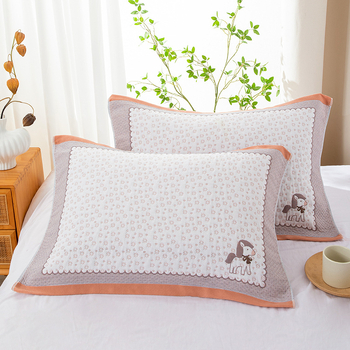 Tiffa géz pamut párnahuzat, logó nélkül, testreszabható