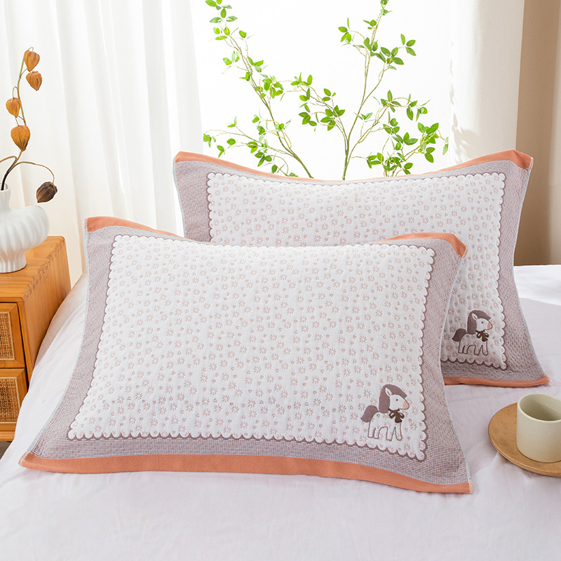 Tiffa géz pamut párnahuzat, logó nélkül, testreszabható