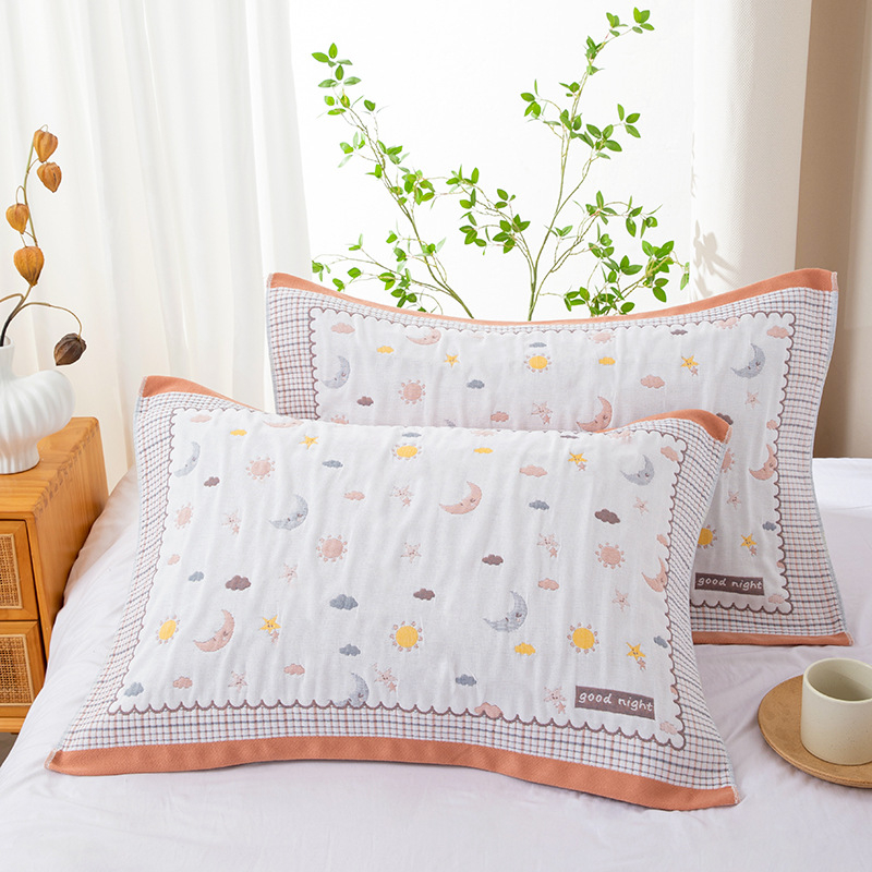 Tiffa géz pamut párnahuzat, logó nélkül, testreszabható