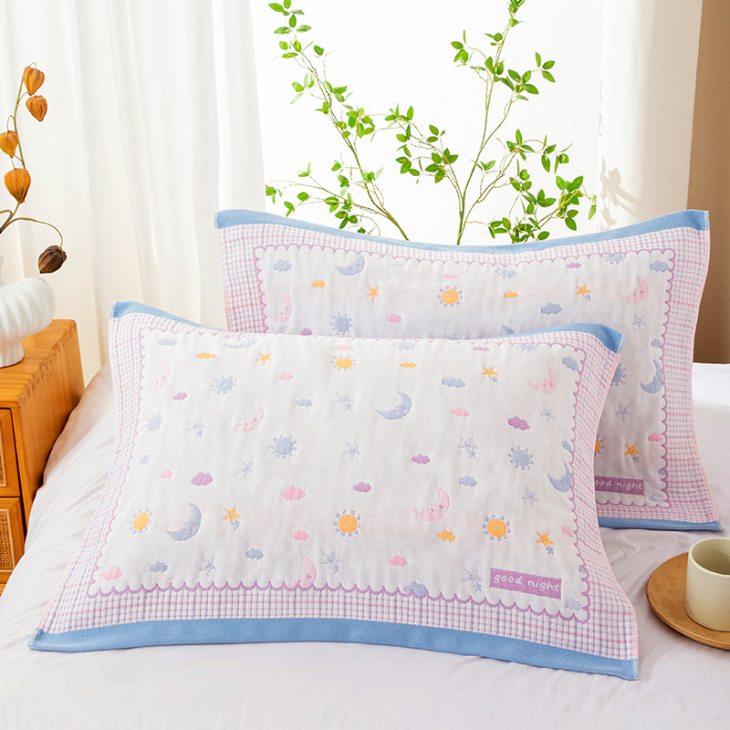 Tiffa géz pamut párnahuzat, logó nélkül, testreszabható