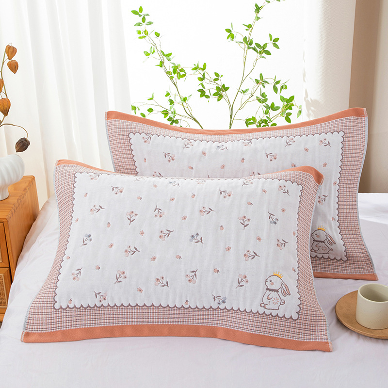 Tiffa géz pamut párnahuzat, logó nélkül, testreszabható