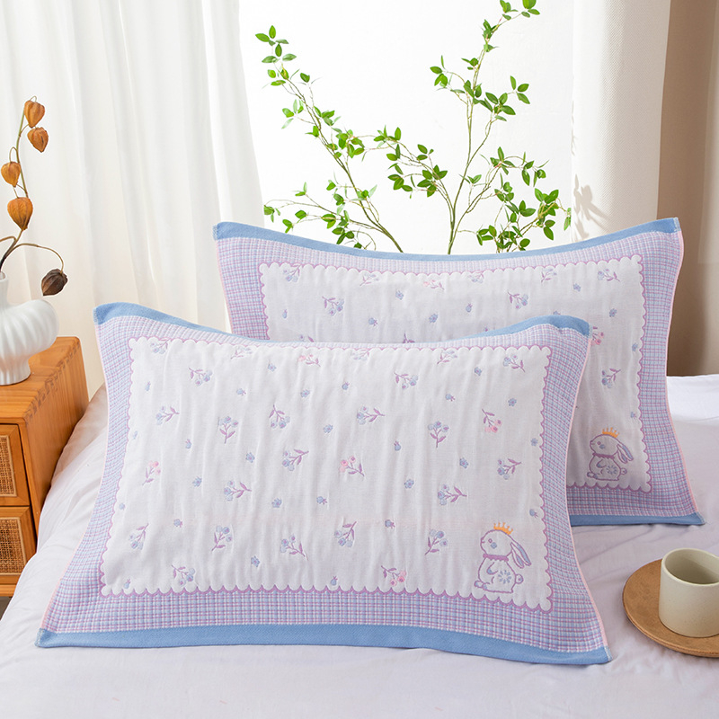 Tiffa géz pamut párnahuzat, logó nélkül, testreszabható