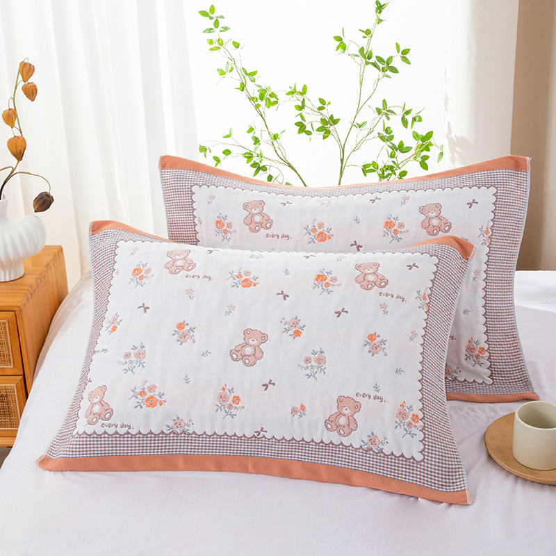 Tiffa géz pamut párnahuzat, logó nélkül, testreszabható