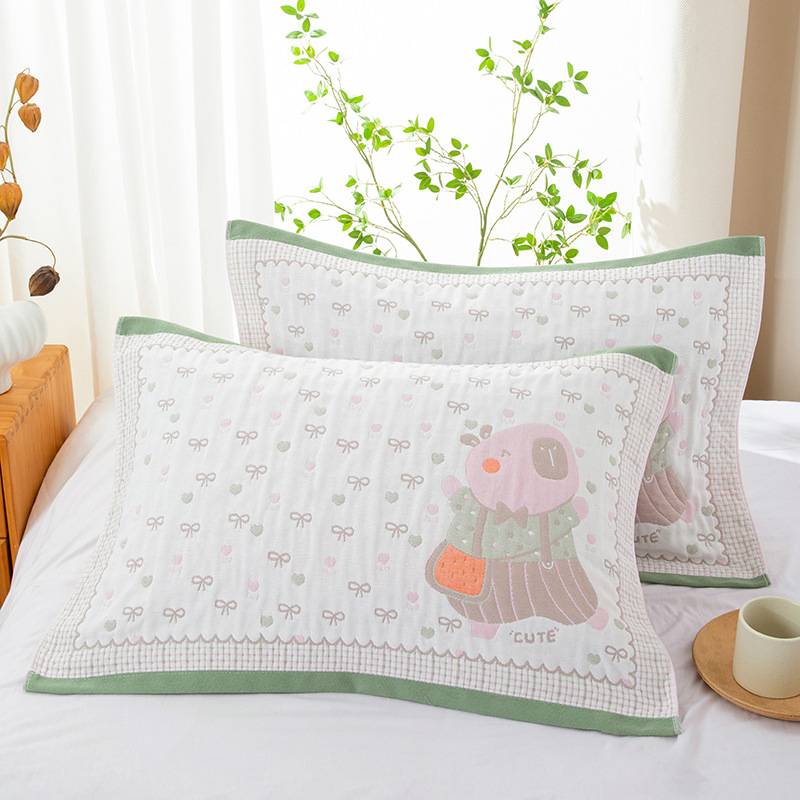 Tiffa géz pamut párnahuzat, logó nélkül, testreszabható