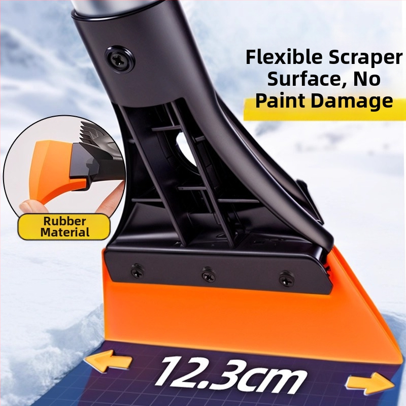 Automobilio sniego šluota su sniego šepetėliu ir stiklo atitirpinimo skraptuku, medžiaga Oxford, prekinis ženklas Fengxia, prekės kodas Zhks–rjxc–hf
