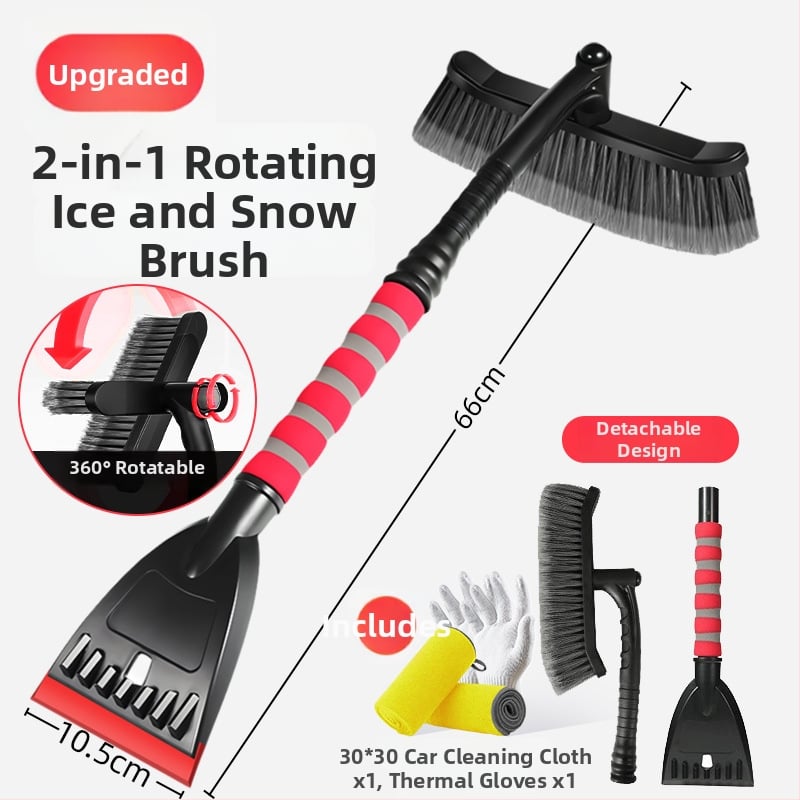 Automobilio sniego šluota su sniego šepetėliu ir stiklo atitirpinimo skraptuku, medžiaga Oxford, prekinis ženklas Fengxia, prekės kodas Zhks–rjxc–hf