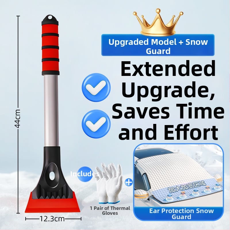 Automobilio sniego šluota su sniego šepetėliu ir stiklo atitirpinimo skraptuku, medžiaga Oxford, prekinis ženklas Fengxia, prekės kodas Zhks–rjxc–hf