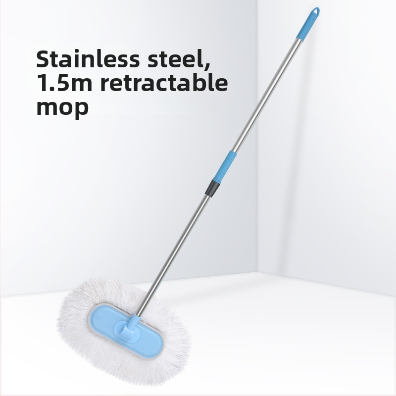 Mop de spălat maşinii cu tijă curbată din aliaj de aluminiu şi cap Chenille, 430 g, Personalizare disponibilă, Nu zgârie vopseaua maşinii