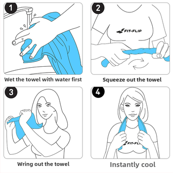 Logóval ellátott sportos hűtőtörölköző — 80% poliészter + 20% poliamid, 155 g, nedvszívó és gyorsan száradó, vízfelvétel 0–5 s, logó nyomtatás elérhető