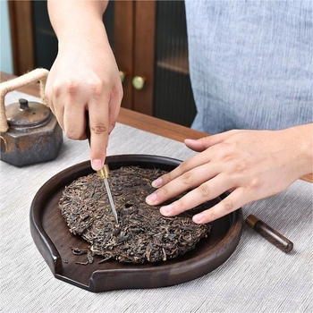 Κυκλικός δίσκος τσαγιού από μπαμπού για τελετή τσαγιού, Pure Clean kiln, Νέο κινεζικό στυλ, 0,15 kg