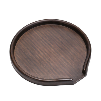 Κυκλικός δίσκος τσαγιού από μπαμπού για τελετή τσαγιού, Pure Clean kiln, Νέο κινεζικό στυλ, 0,15 kg