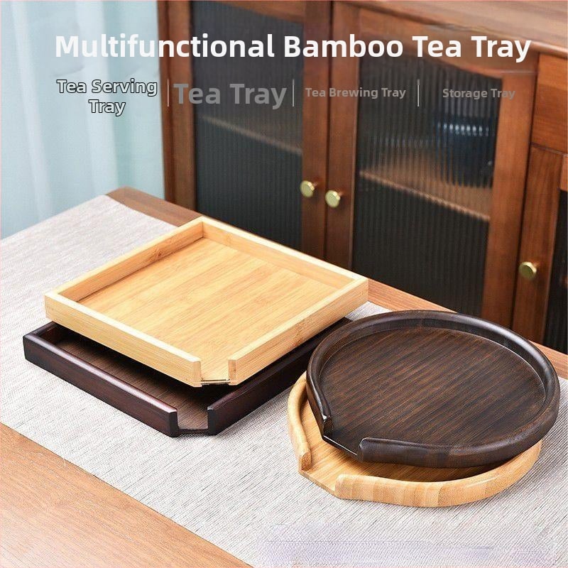 Κυκλικός δίσκος τσαγιού από μπαμπού για τελετή τσαγιού, Pure Clean kiln, Νέο κινεζικό στυλ, 0,15 kg