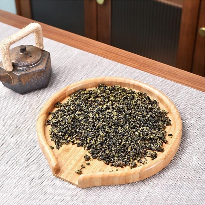 Κυκλικός δίσκος τσαγιού από μπαμπού για τελετή τσαγιού, Pure Clean kiln, Νέο κινεζικό στυλ, 0,15 kg