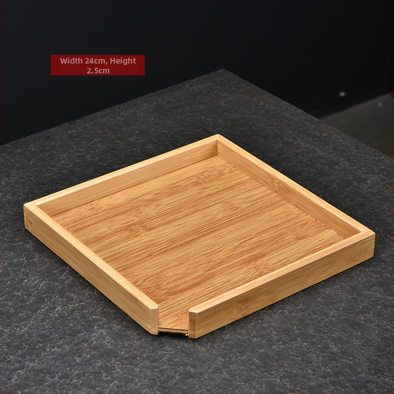 Κυκλικός δίσκος τσαγιού από μπαμπού για τελετή τσαγιού, Pure Clean kiln, Νέο κινεζικό στυλ, 0,15 kg