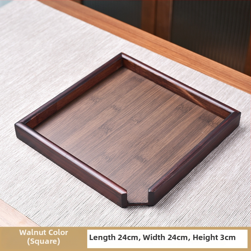 Κυκλικός δίσκος τσαγιού από μπαμπού για τελετή τσαγιού, Pure Clean kiln, Νέο κινεζικό στυλ, 0,15 kg