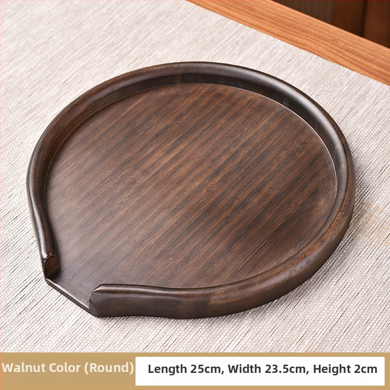 Κυκλικός δίσκος τσαγιού από μπαμπού για τελετή τσαγιού, Pure Clean kiln, Νέο κινεζικό στυλ, 0,15 kg