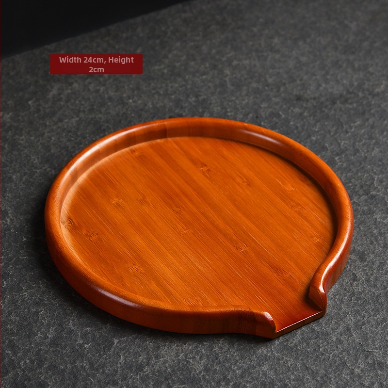 Κυκλικός δίσκος τσαγιού από μπαμπού για τελετή τσαγιού, Pure Clean kiln, Νέο κινεζικό στυλ, 0,15 kg