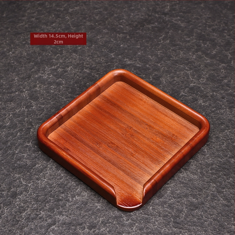 Κυκλικός δίσκος τσαγιού από μπαμπού για τελετή τσαγιού, Pure Clean kiln, Νέο κινεζικό στυλ, 0,15 kg